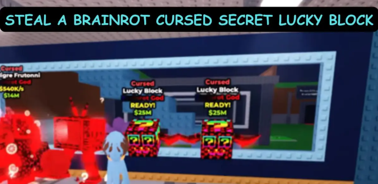 Cursed Secret Lucky Block in Steal a Brainrot